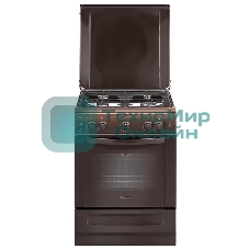 Плита газовая Gefest ПГ 6100-01 0301 коричневый, конфорок 4 шт, духовка 52 л, 60 см x 85 см x 60 см