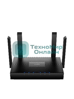 Роутер Cudy WR3000 AX3000 10/100BASE-TX/Wi-Fi черный