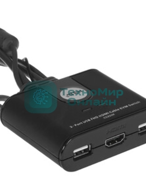 Переключатель KVM 2-Port USB FHD HDMI Cable KVM Switch