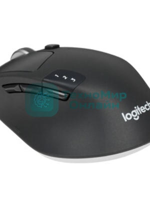 Мышь беспроводная Logitech M720 Triathlon черный, 1000 dpi, радиоканал, Bluetooth, USB, кнопки - 8