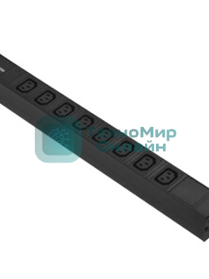 Блок розеток горизонтальный ExeGate ServerPro PDU-19H809 Al-8C13-EU2.5, 19