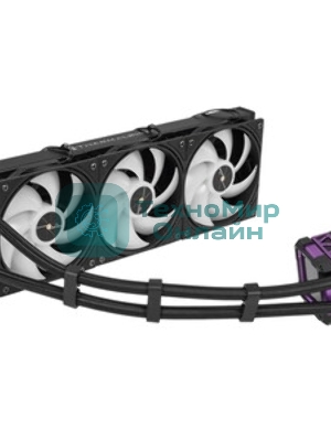 Водяное охлаждение для процессора Thermalright Frozen Warframe Pro 360 черный ARGb (360мм, черный, ARGb/Fans: 3x120мм, 70.84CFM, 29.8dBA, 2000RPM/Pump height 60мм, 23dBA, 3000RPM, Rad thickness 27mm/S: 1200, 1700, 1851, 2011, 2066, 115X, AM4, AM5)