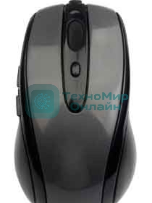 Мышь проводная A4Tech N-708X серый глянец/черный, 1600 dpi, USB, кнопки - 6