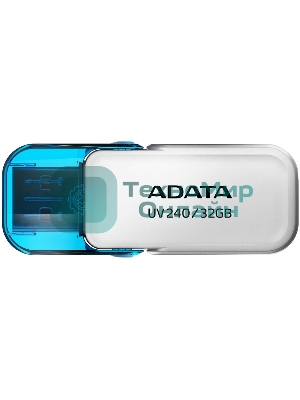 Флешка USB ADATA UV240 (AUV240-32G-RWH), 32Gb, USB 2.0, R/W 15/5, белый/синий