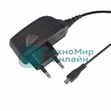 Сетевое зарядное устройство Rexant microUSB 220 В (СЗУ) (5 V, max: 1500 mA) шнур 1.2 м черный