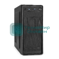 Компьютерный корпус Miditower ExeGate XP-332UC-XP500 (ATX, XP500 с вент. 12см, 2хUSB 3.0/1хTypeC, аудио, черный)