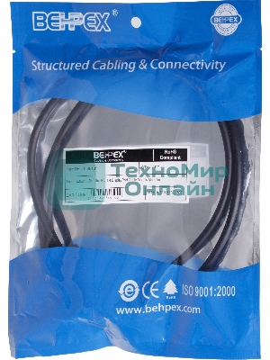 Кабель Ultra HD DisplayPort (m) DisplayPort (m) 1м черный пакет