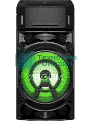 Микросистема LG ON77DK черный/CD/CDRW/DVD/DVDRW/FM/USB/BT