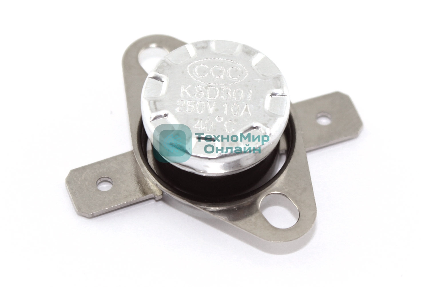 Термостат биметаллический KSD301 10А/40 С нормально замкнутый