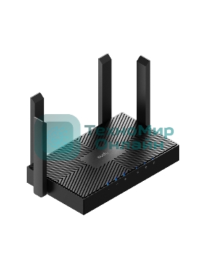 Роутер Cudy WR3000 AX3000 10/100BASE-TX/Wi-Fi черный