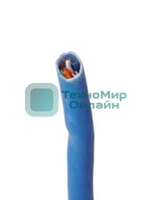 Кабель информационный Lanmaster LAN-5EUTP-PT-LSZH-BL cat.5e UTP 4 пары 24AWG LSZH внутренний 305м синий