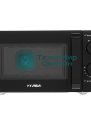 Микроволновая печь Hyundai HYM-M2039 черный, 20 л, 700 Вт, переключатели - поворотный механизм