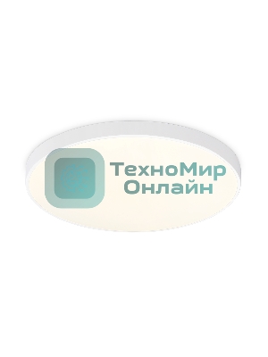 Потолочный светодиодный светильник Ambrella light FZ1220 WH белый IP44 13W 4200K D232*50 (Без ПДУ)