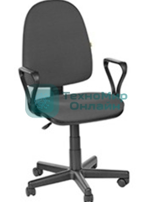 Кресло компьютерное OLSS ПРЕСТИЖ темно-серый В-40 Крестовина: 