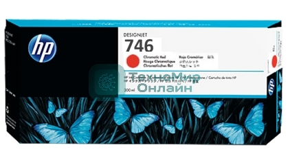 Картридж струйный HP 746 300-ml хроматический красный Ink Cartridge