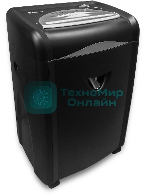 Шредер ГЕЛЕОС УМ30-2 (DIN P-2) фрагмент 5,8мм, 22 листа (70гр./м²), 30 литров, Уничт.скобы,скрепки,пл.карты,CD