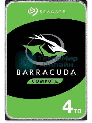 Жесткий диск Seagate Barracuda 3.5 4Tb 5400RPM OEM SATA 6Gb/S 256MB ST4000DM004