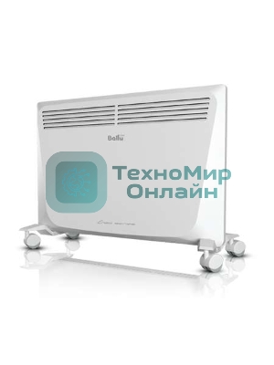 Конвектор электрический Ballu Enzo BEC/EZER-1500 белый, 1500 Вт, 20 м2, термостат, дисплей