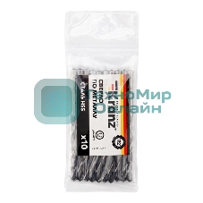 Сверло по металлу Kranz 4,2х75х43 мм HSS (10 шт. в упаковке) DIN 338