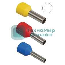 Наконечник-гильза изол. Е7508 (уп. 100 шт) IEK UGN10-C75-02-08
