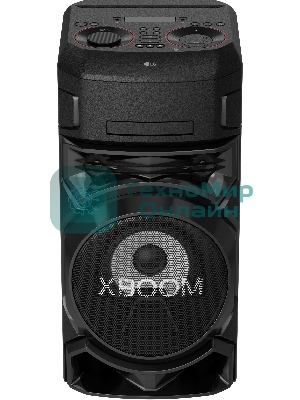 Микросистема LG ON77DK черный/CD/CDRW/DVD/DVDRW/FM/USB/BT