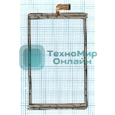 Сенсорное стекло (тачскрин) Irbis TZ200, черное