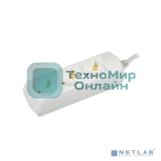 Удлинитель 3х7 м с заземл. 10А 250В У03 GENERICA 2P+PE 3х1 кв.мм IEK WYP10-10-03-07-Z-G