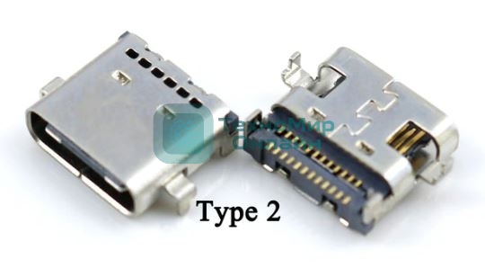Разъем USB TYPE-C для ноутбука Lenovo ThinkPad T480 T580 L480 L580 L490 VER-2