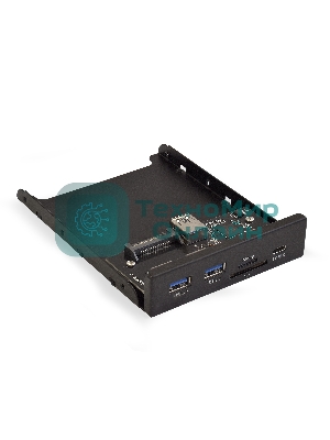 Планка USB на переднюю панель ExeGate U3H-621, 3,5