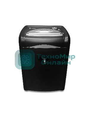 Шредер ГЕЛЕОС УМ30-2 (DIN P-2) фрагмент 5,8мм, 22 листа (70гр./м²), 30 литров, Уничт.скобы,скрепки,пл.карты,CD