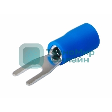 Наконечник вилочный изолированный Rexant 3.2 мм 1.5-2.5 мм² (НВи 2.5-3) синий