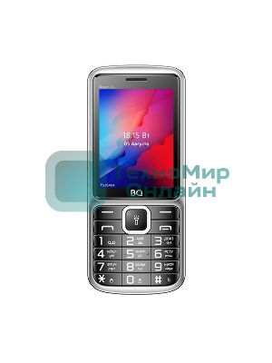 Мобильный телефон BQ 2810 BOOM XL серебристый
