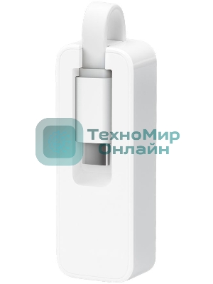 Сетевой адаптер TP-Link UE300C USB Type-C to RJ45 Gigabit Ethernet Network Adapter, USB 3.0 port, 10/100/1000 RJ45 port, Foldable,Portable and Lightweight design, Plug and Play