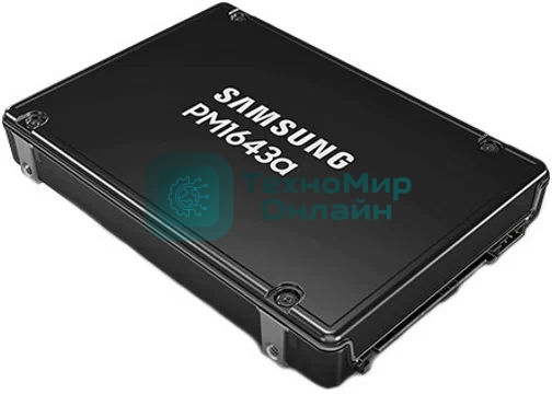 Накопитель SSD Samsung Enterprise, 15.36Tb, SAS 12Gb/s, 2.5