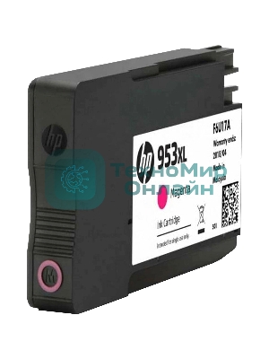 Картридж струйный HP 953XL F6U17AE пурпурный для HP OJP 8710/8715/8720/8730/8210/8725 (1600 стр.)