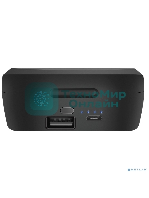 Наушники TWS Defender Twins 639 черный, внутриканальные, Bluetooth, до 4 ч