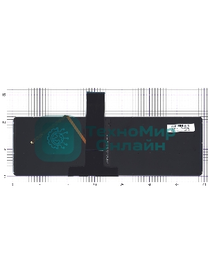 Клавиатура для ноутбука HP Envy X360 15-U000 черная без рамки с подсветкой