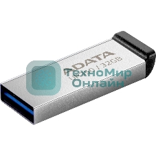 Флешка USB ADATA UR350 (UR350-32G-RSR/BK), 32Gb, USB 3.2, R/W 100/15, серебристый/черный