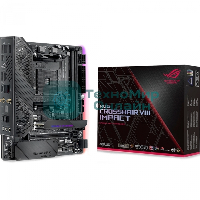 Материнская плата ASUS ROG CROSSHAIR VIII IMPACT /ROG,AM4,X570,USB3.2,M.2,MB