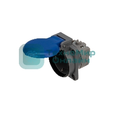 Розетка Rexant влагозащищенная с крышкой, с/з, скрытая установка,16 А, IP54 каучук