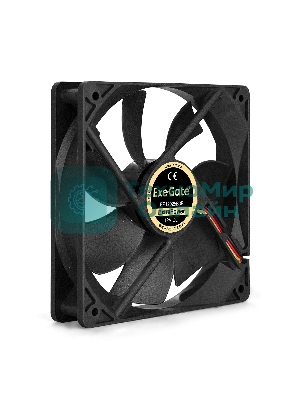 Вентилятор для корпуса ExeGate ExtraPower EP12025B3P черный, 120 мм, 1850 об/мин, 30 дБ, 3 pin