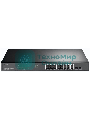 Коммутатор TP-Link TL-SG1218MP 18-портовый гигабитный коммутатор с 16 портами PoE+ SMB