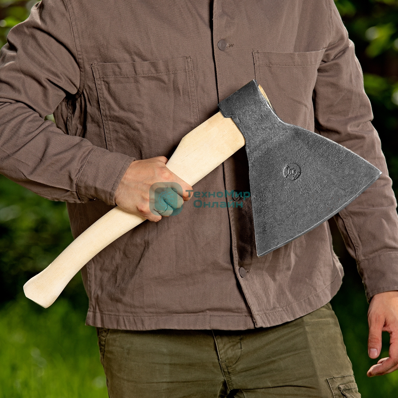 Топор Россия кованый в сборе Мясоруб, 2460/2870гр, 500 мм Ижевск 21682