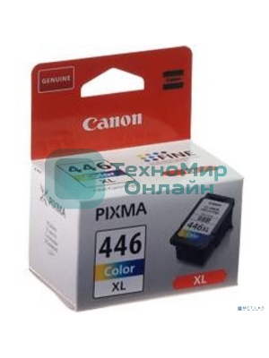 Картридж струйный Canon CL-446XL (8284B001) для Canon PIXMA MG2440/2540. Цветной, 300 стр.