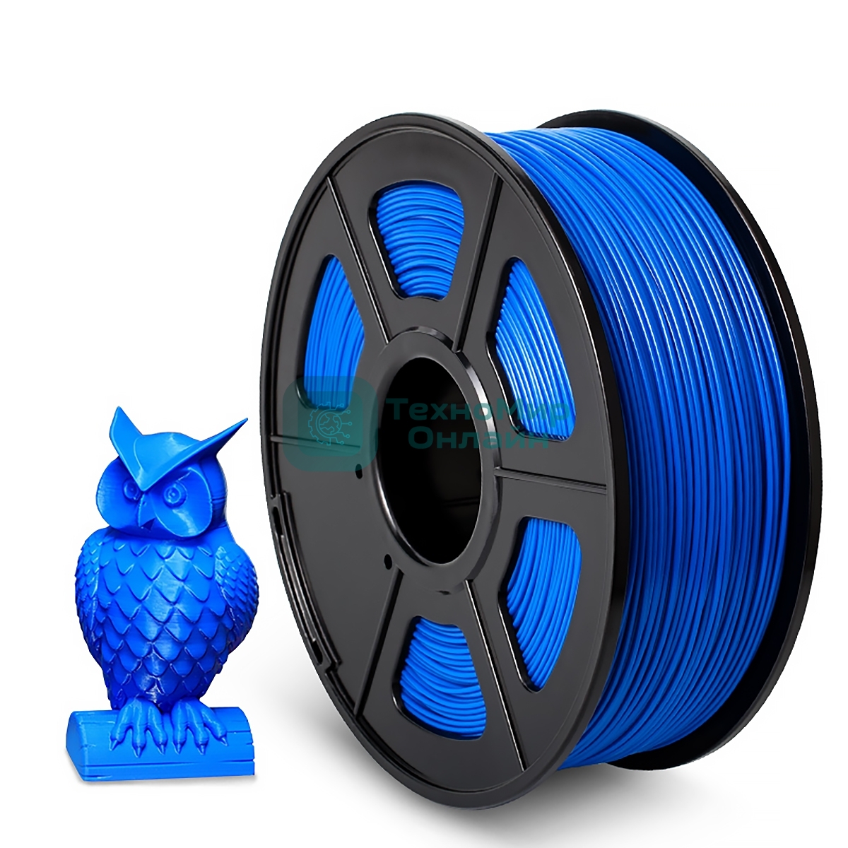 Филамент NVPrint ABS Blue для 3D печати диаметр 1.75мм длина 330 метров масса 1 кг