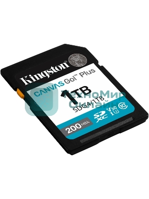 Флеш карта SDXC 1Tb Kingston SDG4/1Tb Canvas Go! Plus w/o adapter