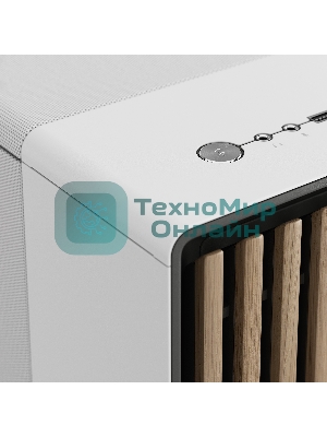 Компьютерный корпус без блока питания Fractal Design North XL, Full-Tower, 3x140мм, 2xUSB-A 3.2 + 1xUSB 3.2 Type-C E-ATX, ATX, mATX, mITX Wood panel, Chalk белый