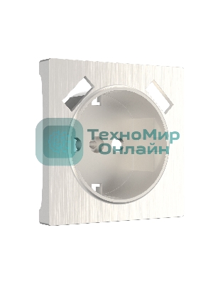 Накладка для розетки USB (перламутровый рифленый)