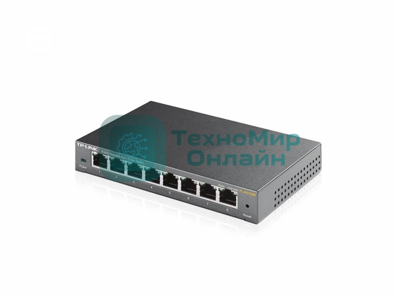 Коммутатор TP-Link SMB TL-SG108E 8-port Desktop Gigabit Switch, 8 10/100/1000M RJ45 ports
