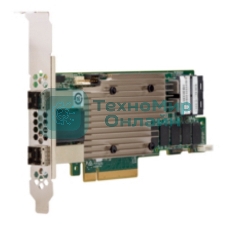 Контроллер MegaRAID 9480-8I8e SGL (05-50031-00), PCIe 3.1 x8 LP, SAS/SATA/NVMe, RAID 0,1,5,6,10,50,60, 16port(2 * int SFF8643 + 2 * ext SFF8644), 4Gb Cache, 3516ROC